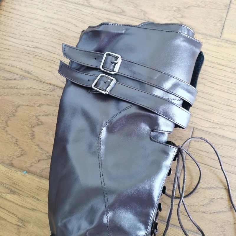 Men Long Boots Cowboy Western Boots Retro Long Classic Men Long Western Vintage Male Boots Knee High Shoes Botas Zapatos Hombre