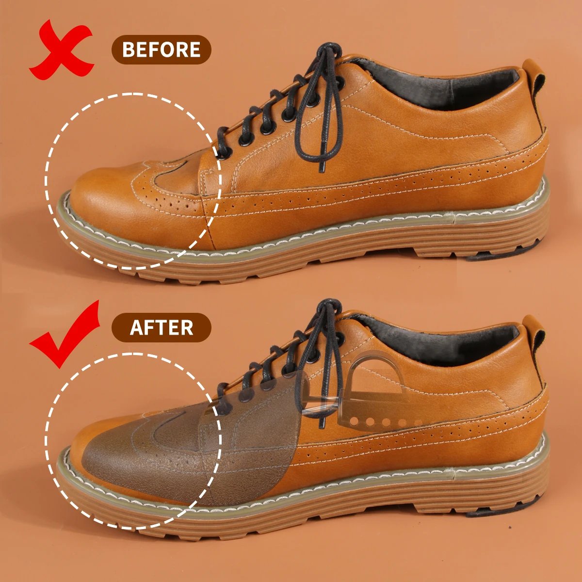 1 Pair Men and women Plastic Shoe Tree Adjustable Shoe Stretcher Shaper Boot Holder Shoe Support（white and black）two sizes