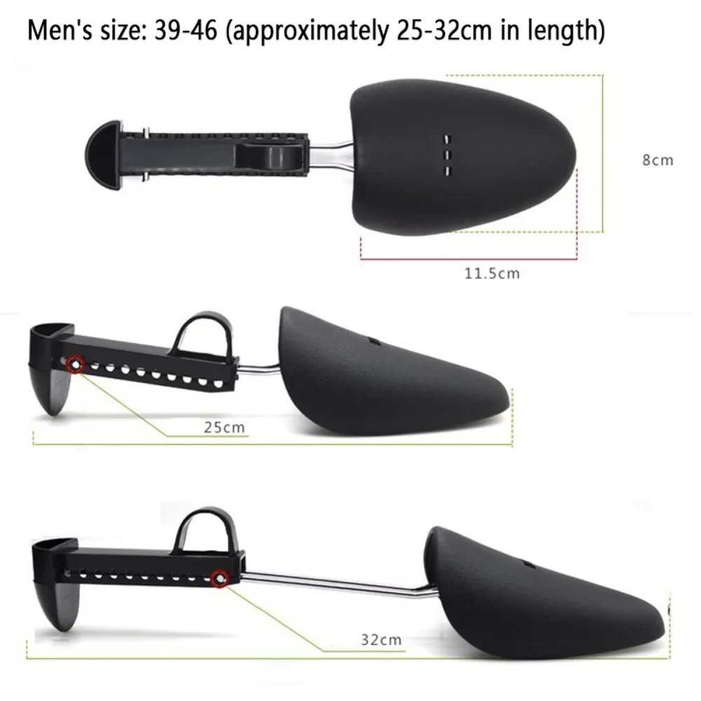 1 Pairs Shoe Stretcher Shoes Tree Shaper Rack Plastic Adjustable Length Men/Women Shoe Trees Stretcher Boot Holder Organizers