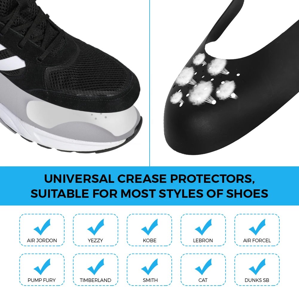 1 Pair Shoe Trees Sneaker Air Force Anti-Wrinkle Crease Fold Support Toe Cap Practical Protector Accessories Universal