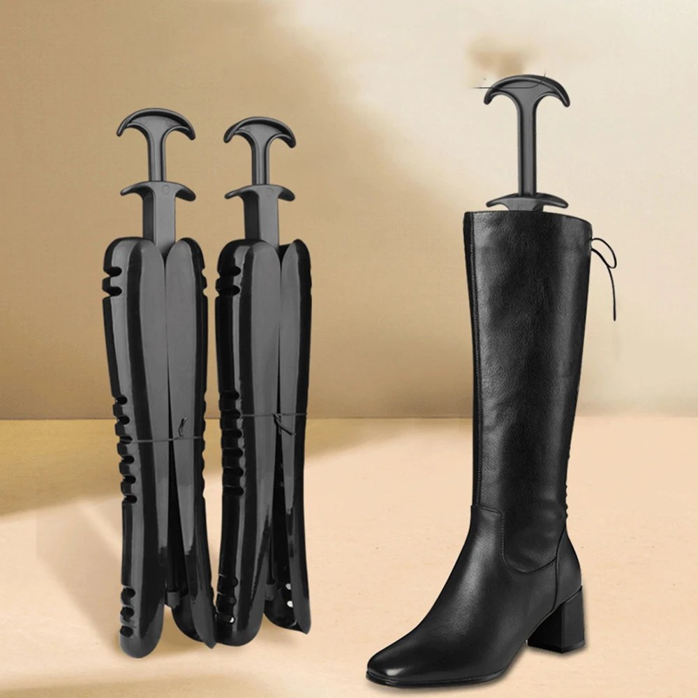 1Pc Boots Stand Holder with Handle Women Boot Bracket Anti Crease Wrinkled Fold Shoes Boot Brace Toe Supporter Long Boots Shaper