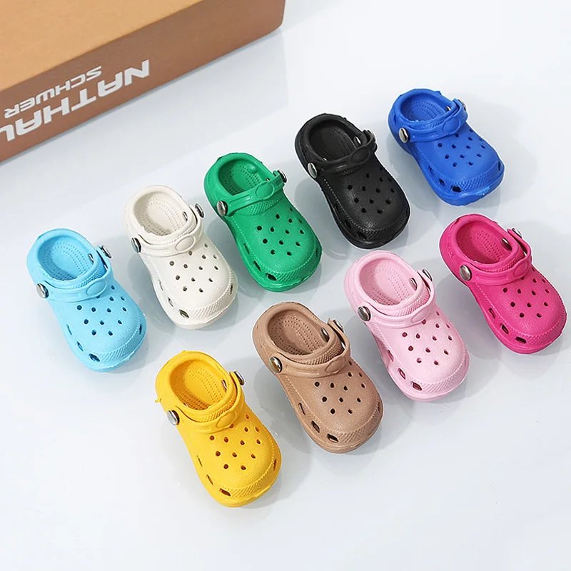 3D New Mini Shoes Shape PVC Shoe Charms for Crocs Accessories Women Beach Bag Sandals Buckle Kids Shoe Pins DIY Shoe Decorations