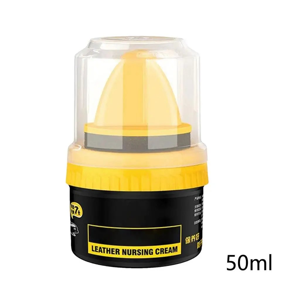Liquid Shoe Polish Shoe Cream With Sponge Applicator Fade-Resistant Leather Repair Shoe Polish Cream To Restore Color For Sofas