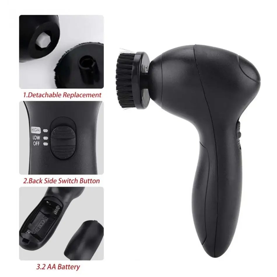 Electric Shoes Polisher Portable Automatic Shoes Cleaning Brush Cleaner Leather Shoes Sneaker Maintenance Leather Shoe Polisher