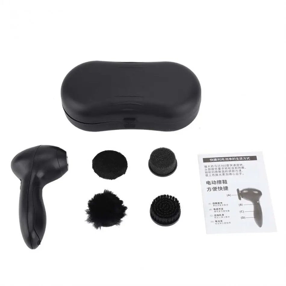 Electric Shoes Polisher Portable Automatic Shoes Cleaning Brush Cleaner Leather Shoes Sneaker Maintenance Leather Shoe Polisher
