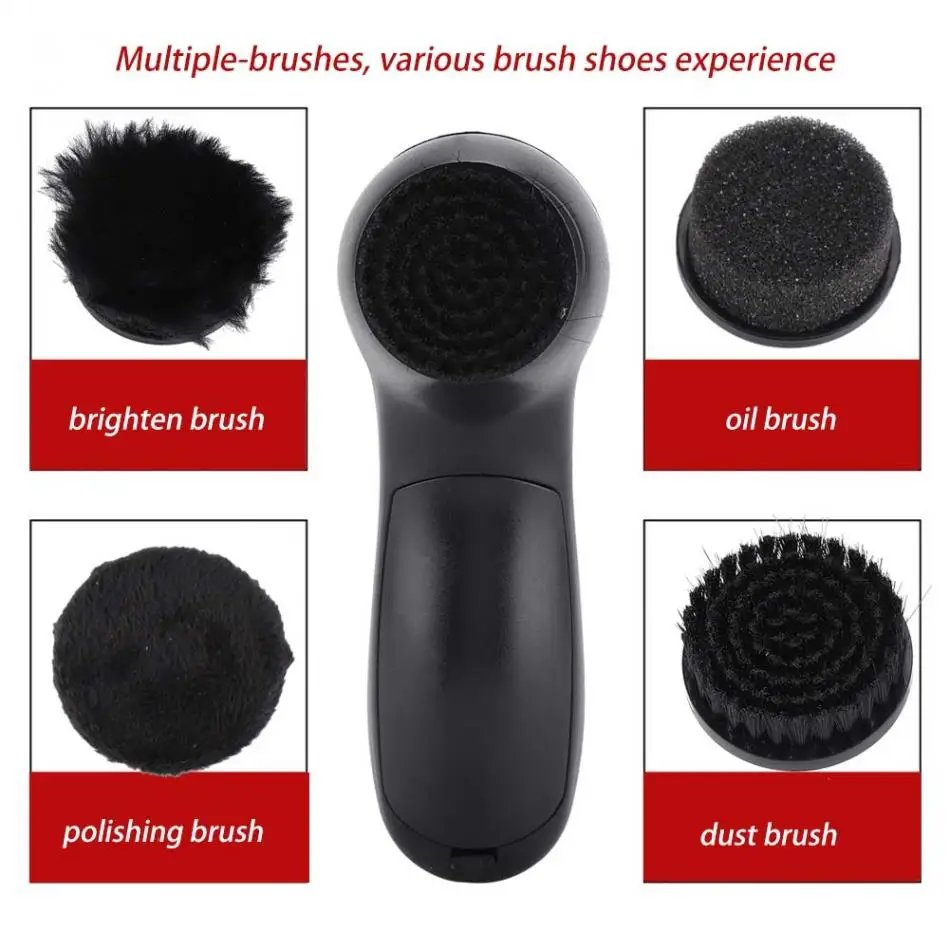 Electric Shoes Polisher Portable Automatic Shoes Cleaning Brush Cleaner Leather Shoes Sneaker Maintenance Leather Shoe Polisher