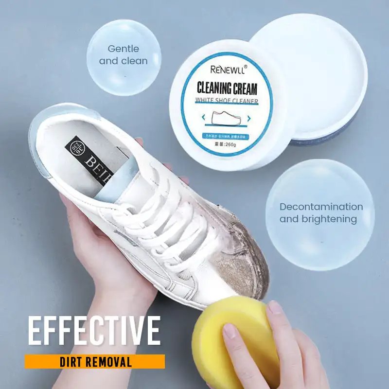 White Shoe Cleaning Cream Multi-functional Cleaning, Brightening, Whitening And Yellowing Maintenance Of sports Shoes Dropship