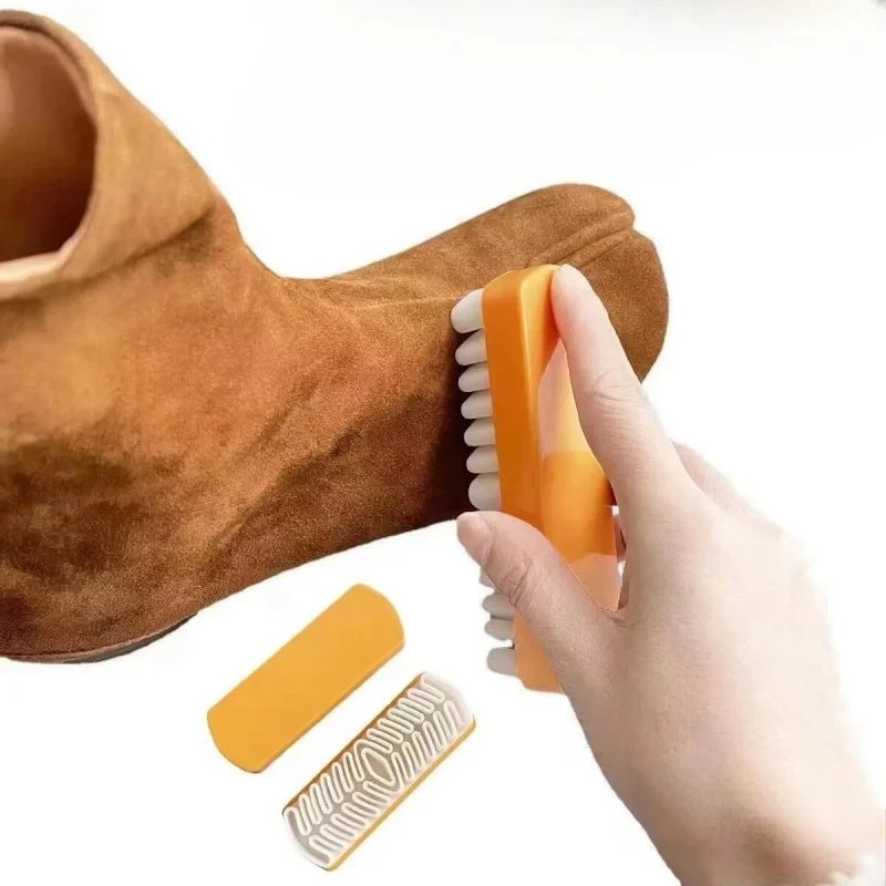 Leather Brush For Suede Boots Bags Scrubber Cleaner White Rubber Crepe Shoe Brush Household Necessary Leather Brush For Suede Boots Bags Scrubber Cleaner White Rubber Crepe Shoe Brush Household Necessary