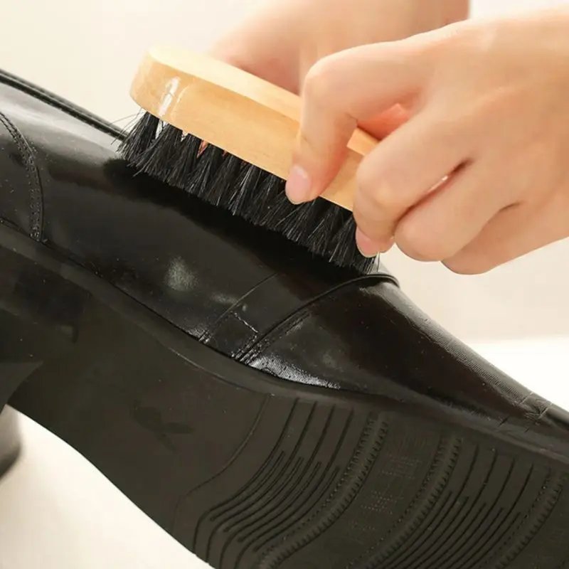 Shoe Detailing Set Shoes Brushes, Shoes Polish, Cloth Everyday Shoe Care Leather Shoes Cleaning