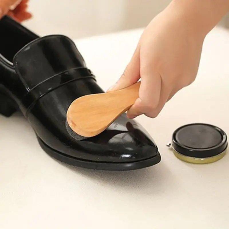 Shoe Detailing Set Shoes Brushes, Shoes Polish, Cloth Everyday Shoe Care Leather Shoes Cleaning