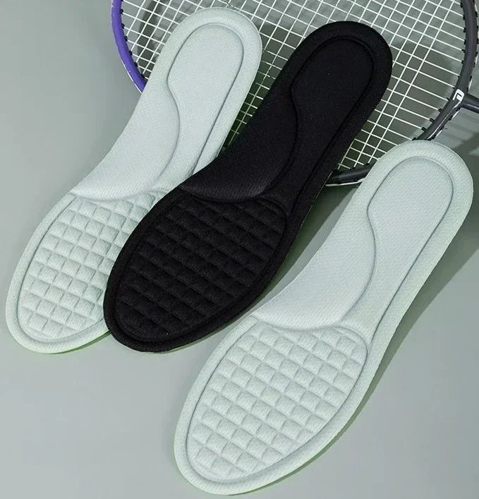 2/12pcs Memory Foam Nano Insoles Unisex Soft Sweat-Absorbing Shoe Sole Insert Paddings Women Men Orthopedic Sports Cushion