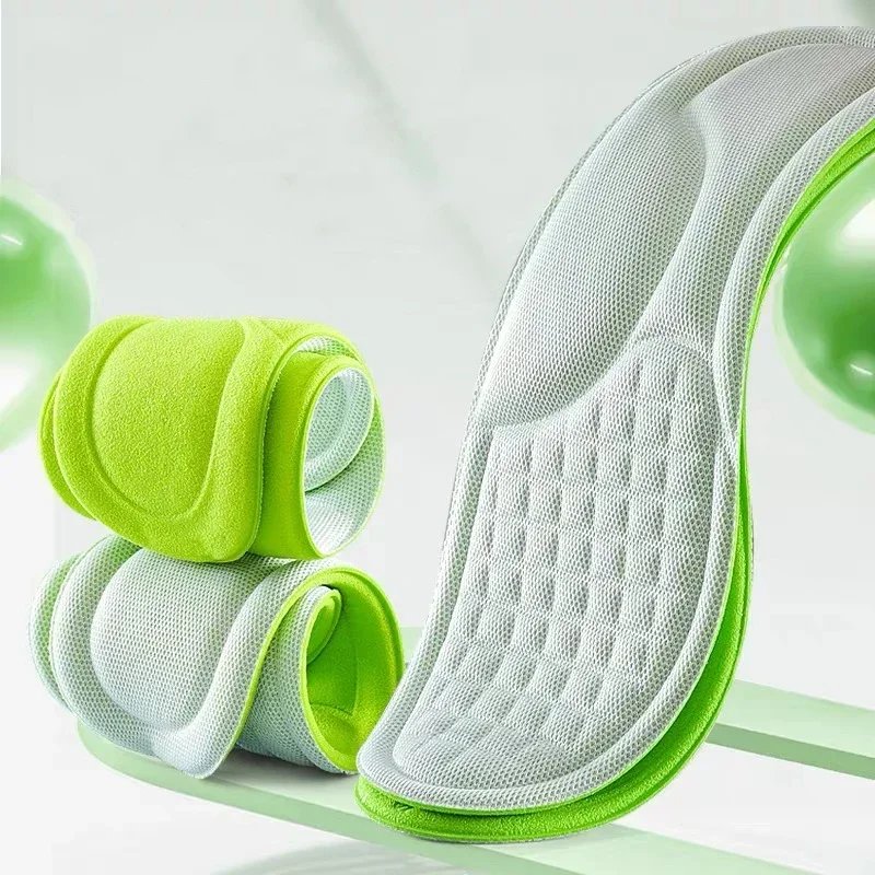 2/12pcs Memory Foam Nano Insoles Unisex Soft Sweat-Absorbing Shoe Sole Insert Paddings Women Men Orthopedic Sports Cushion