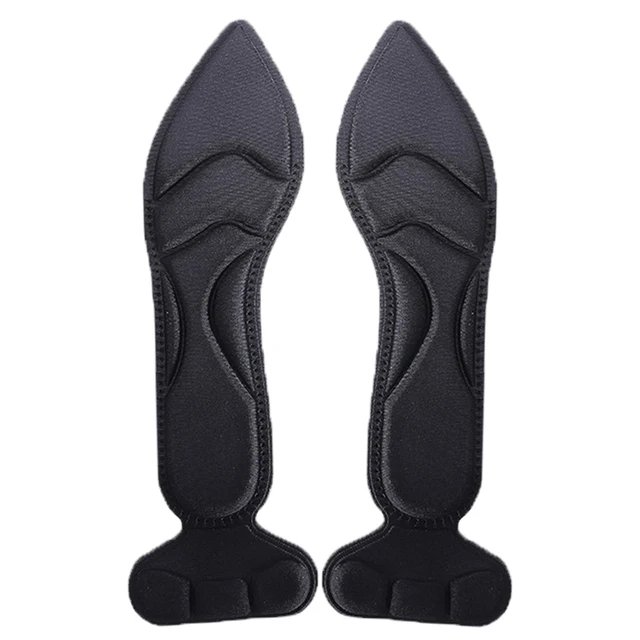 7D Soft Memory Foam Insole Pad Inserts Heel Post Back Breathable Anti-slip for Women High Heel Shoe Shoe Arch Support Insoles