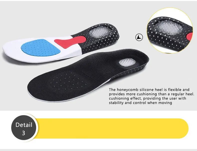 Combined sports eva insoles high elasticity breathable sweat anti-odor shock absorption basketball men boots sports insoles