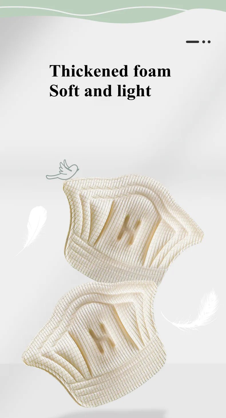 2pcs Adjustable Size Insoles Patch Heel Pads Shoes Anti-wear Feet Pad Sneaker Heel Anti Blister Friction Protector Back Pads