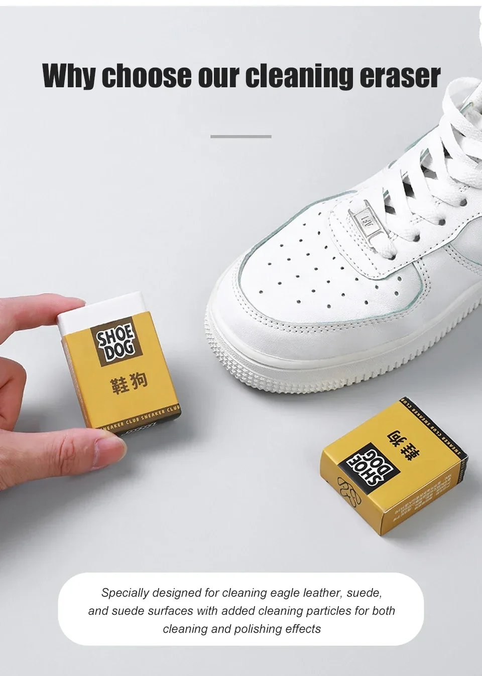 White Shoe Cleaner Clean Slippers Shoes Athlete's Foot Cleaning Gadgets Household Cleaning Brush Tennis Sneakers Eraser Tools