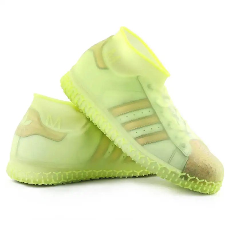 1pc Reusable Unisex Wearable Waterproof Protective Rainproof Silicon Shoe Cover