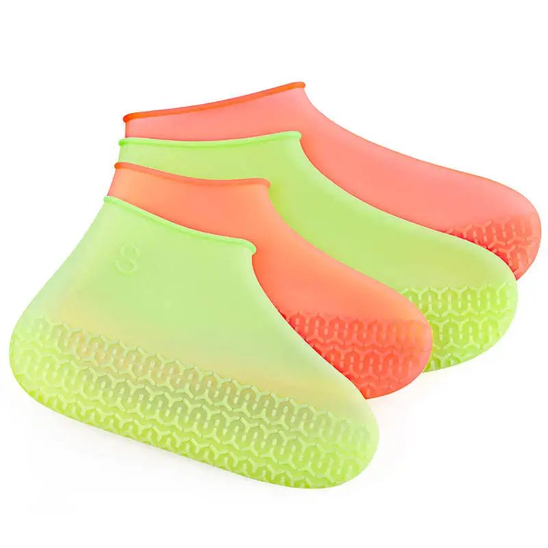 1pc Reusable Unisex Wearable Waterproof Protective Rainproof Silicon Shoe Cover