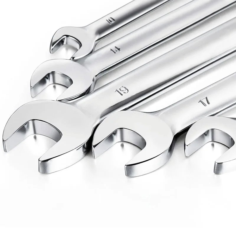 Ratcheting Combination Wrench Set,12 Point Box End and Open End Wrench Set spanner Fit for Garage,Home DIY, Repair,Maintenance