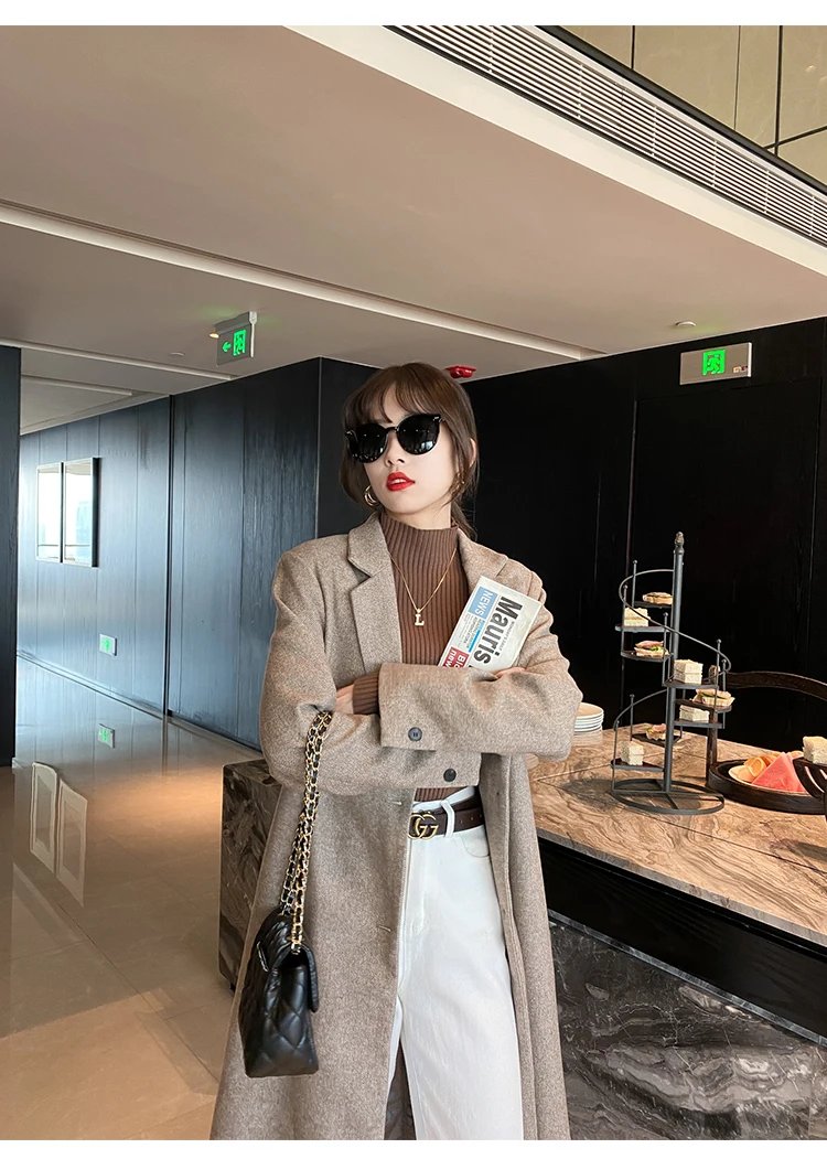 Purchase limit 1 piece Elegant Solid Basic Knitted Tops Women Turtlneck Sweater Long Sleeve Casual Slim Pullover Korean Fashion Simple Chic Clothes