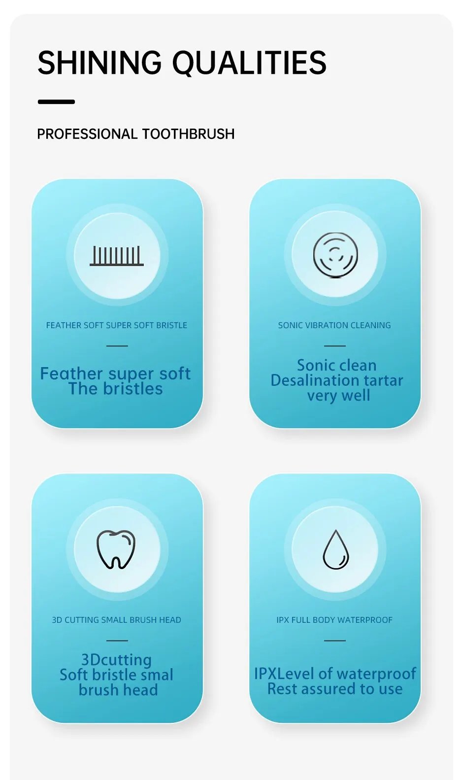 Purchase limit 1 piece Sonic Electric Toothbrush for Men and Women Adult Household Non Rechargeable Soft Hair IPX6 Waterproof Purchase limit 1 piece Sonic Electric Toothbrush for Men and Women Adult Household Non Rechargeable Soft Hair IPX6 Waterproof