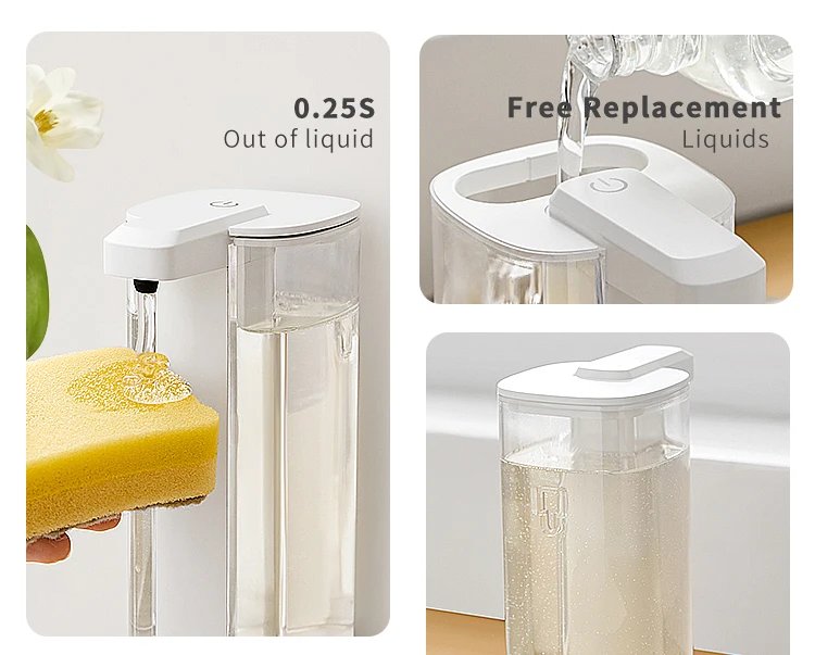Purchase limit 1 piece Automatic Dishwashing Machine Sensor Intelligent Hand Washing Machine Kitchen Hand Sanitizer Soap Dispenser