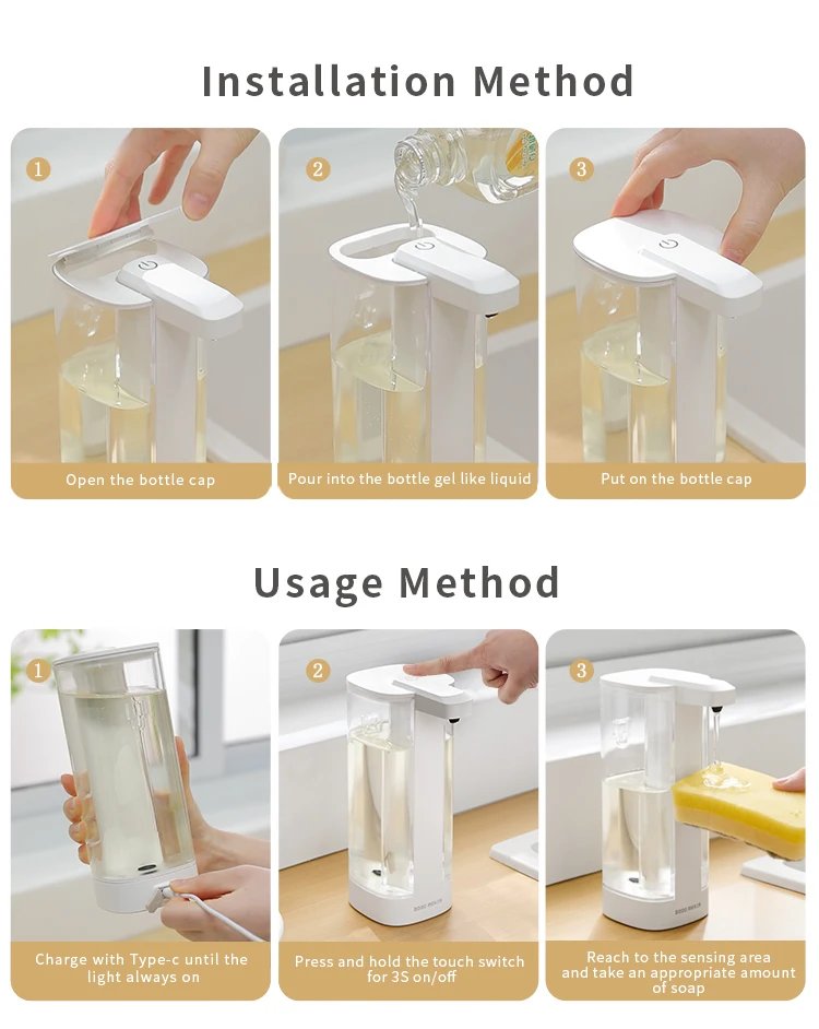 Purchase limit 1 piece Automatic Dishwashing Machine Sensor Intelligent Hand Washing Machine Kitchen Hand Sanitizer Soap Dispenser