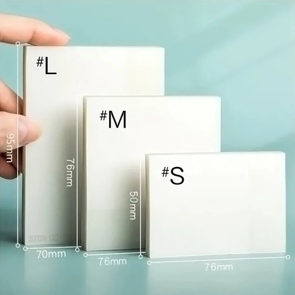 Purchase limit 1 piece 50 Sheets/pad Transparent Sticky Notes Pad Waterproof Self-Adhesive Clear Memo Message Reminder Home Office School Supplies