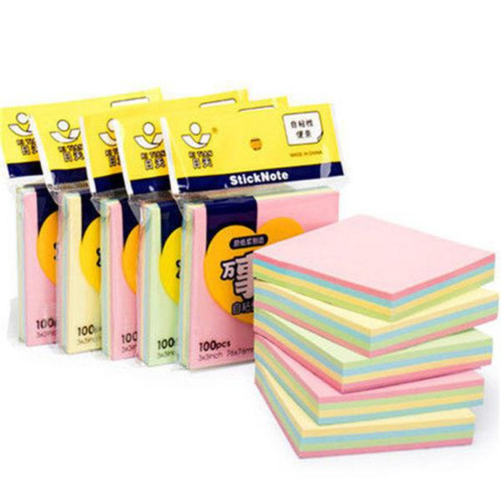 Purchase limit 1 piece 50 Sheets/pad Transparent Sticky Notes Pad Waterproof Self-Adhesive Clear Memo Message Reminder Home Office School Supplies