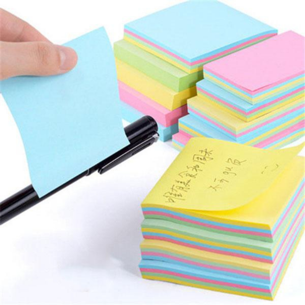 Purchase limit 1 piece 50 Sheets/pad Transparent Sticky Notes Pad Waterproof Self-Adhesive Clear Memo Message Reminder Home Office School Supplies
