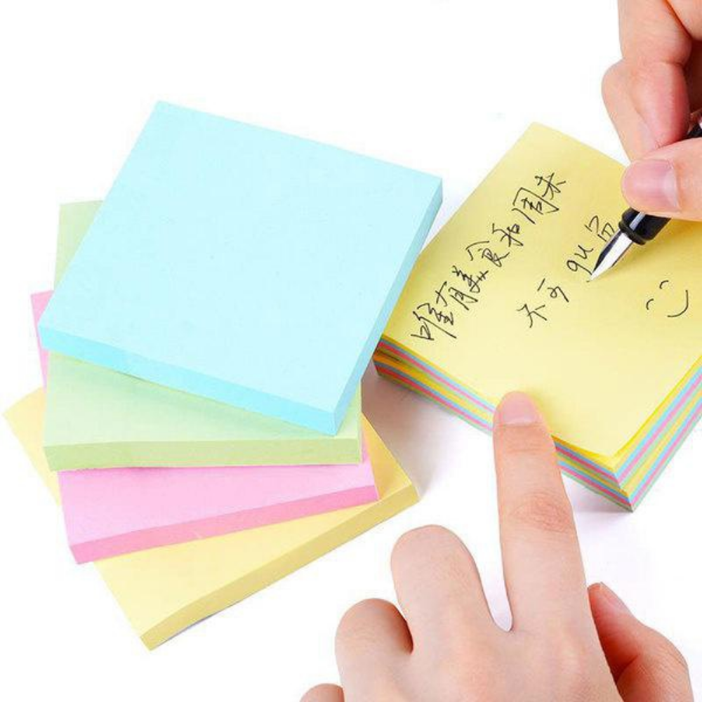 Purchase limit 1 piece 50 Sheets/pad Transparent Sticky Notes Pad Waterproof Self-Adhesive Clear Memo Message Reminder Home Office School Supplies