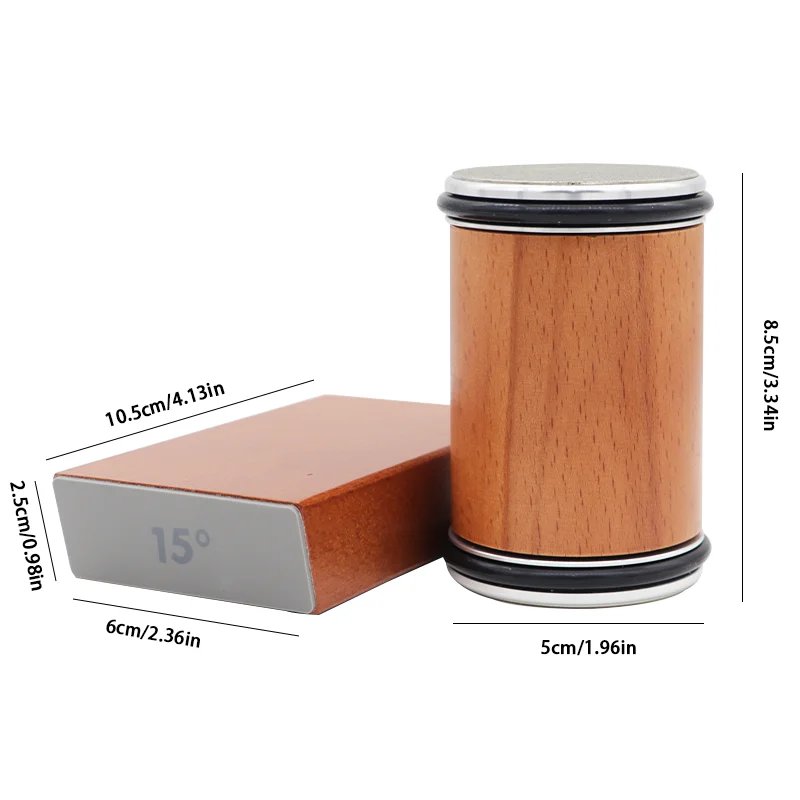 Rolling Knife Sharpener Double-Sided Diamond Sharpening Stone 15 & 20 Degree Magnetic Angle Roller Sharpening for Kitchen Knives