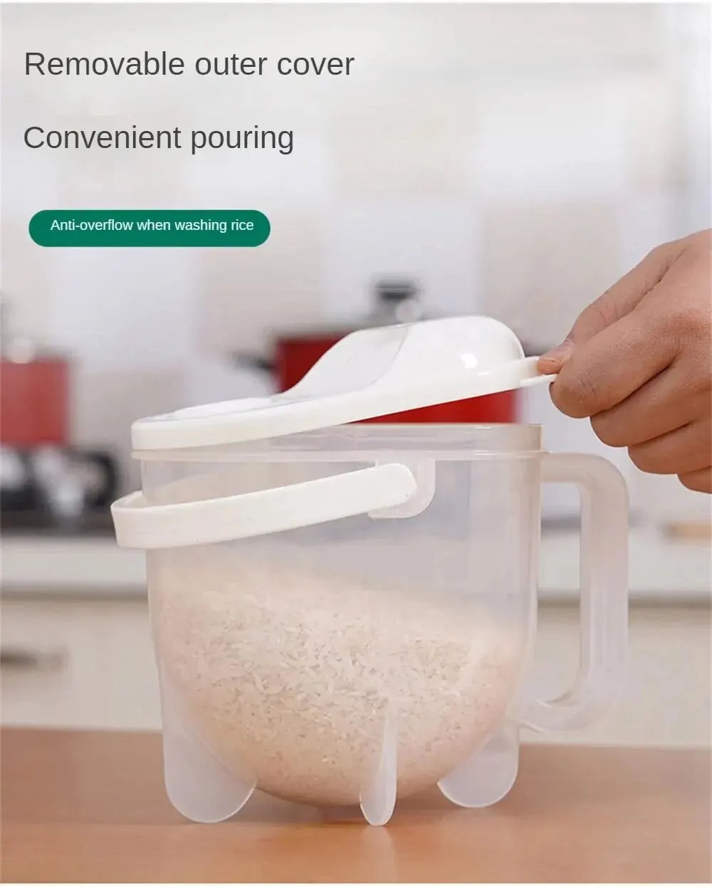 Super Practical Creative Fashion Quick Wash The Washing Rice Device Rice Of Multifunctional Washer Rice Washing Kitchen Tools