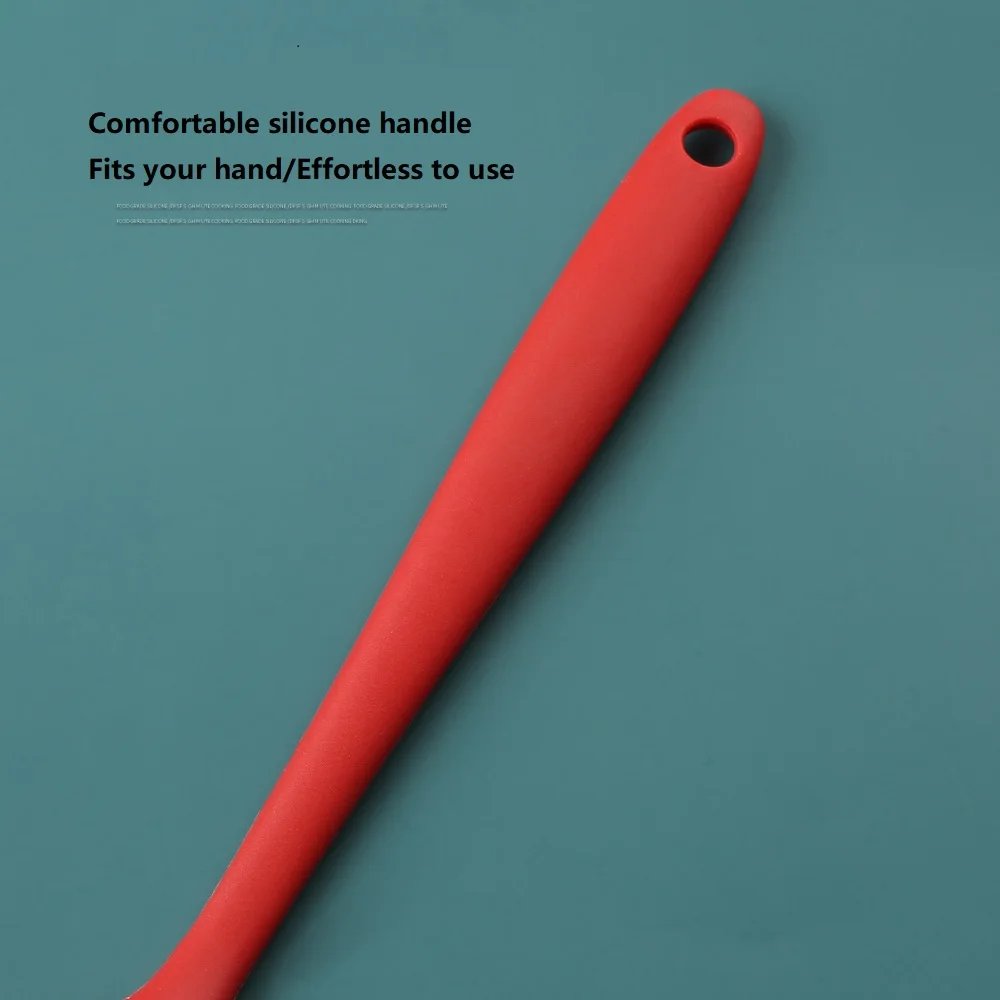 6 Pieces Silicone Spatula Set Food Grade Non Stick Heat Resistant Spatulas Turner for Cooking Baking Mixing Baking Tools