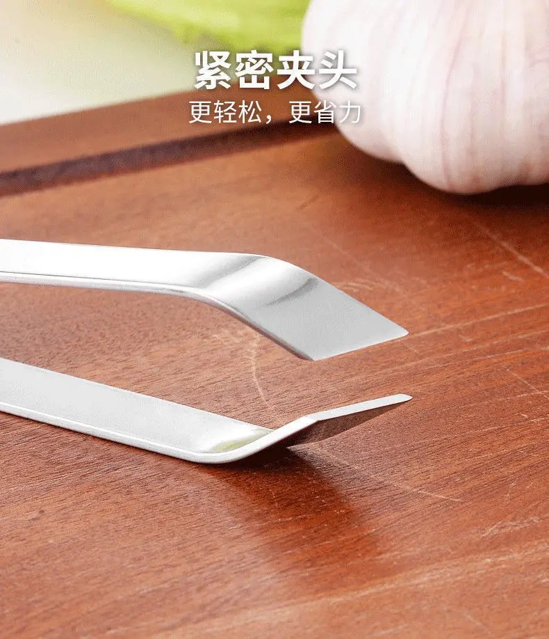 1pcs 430 Stainless Steel Fish Bone Tweezers Pincer Clip Puller Remover Tongs Fish Bone Plucking Clamp Kitchen Gadgets Tools