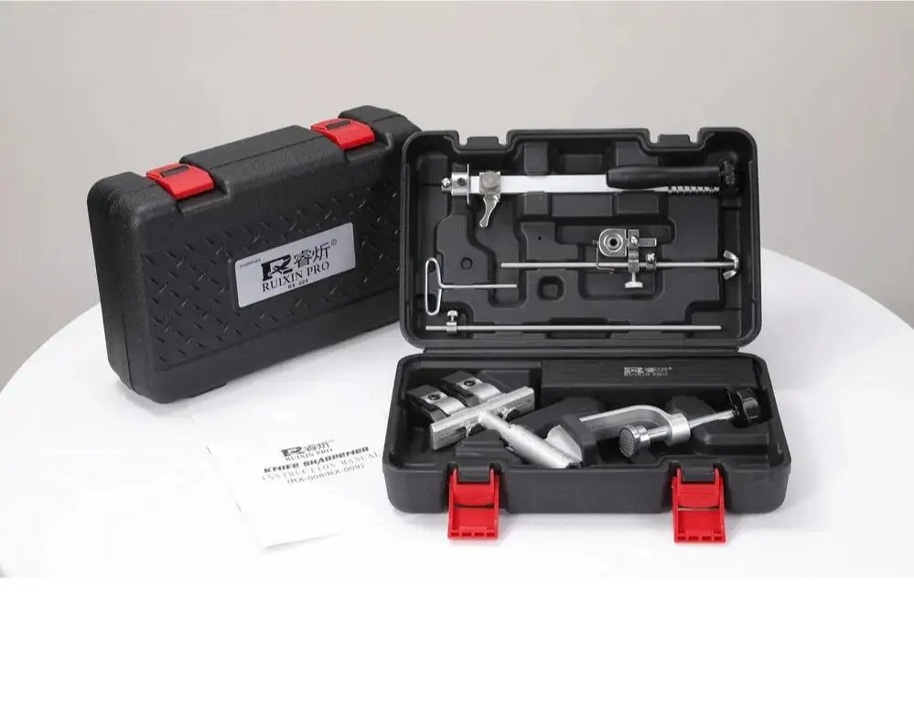 Professional Apex Knife Sharpening Kit Tool, RuiXin Pro Rx009 Sharpener System Set With Sharpening Stone, Chef's Choice