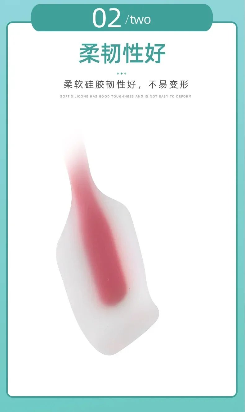 Silicone Cake Scraper Translucent Non-Stick Cake Cream Spatula Kitchen Cooking Pastry Scraper Mold Brush Tool Baking Accessories