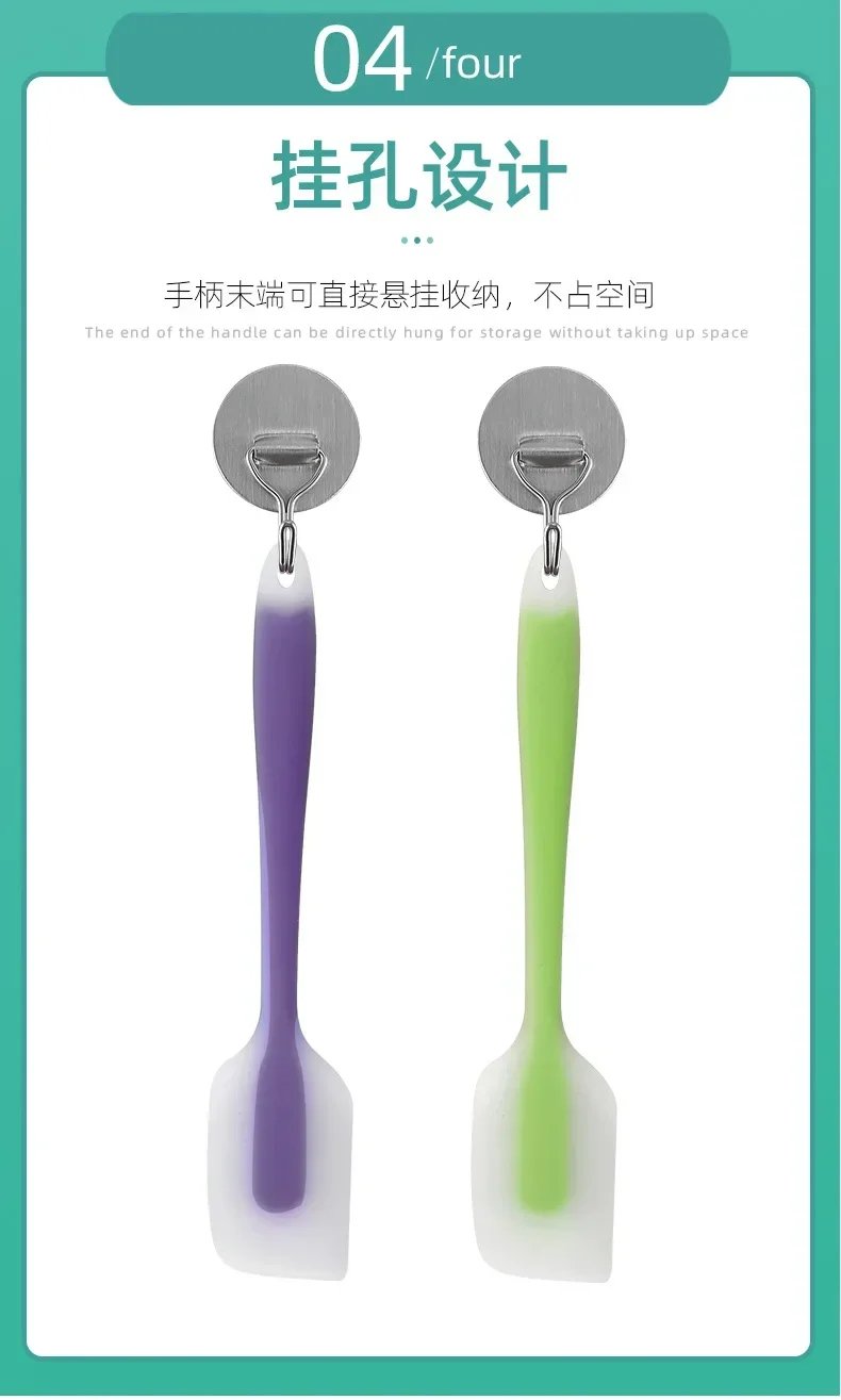 Silicone Cake Scraper Translucent Non-Stick Cake Cream Spatula Kitchen Cooking Pastry Scraper Mold Brush Tool Baking Accessories