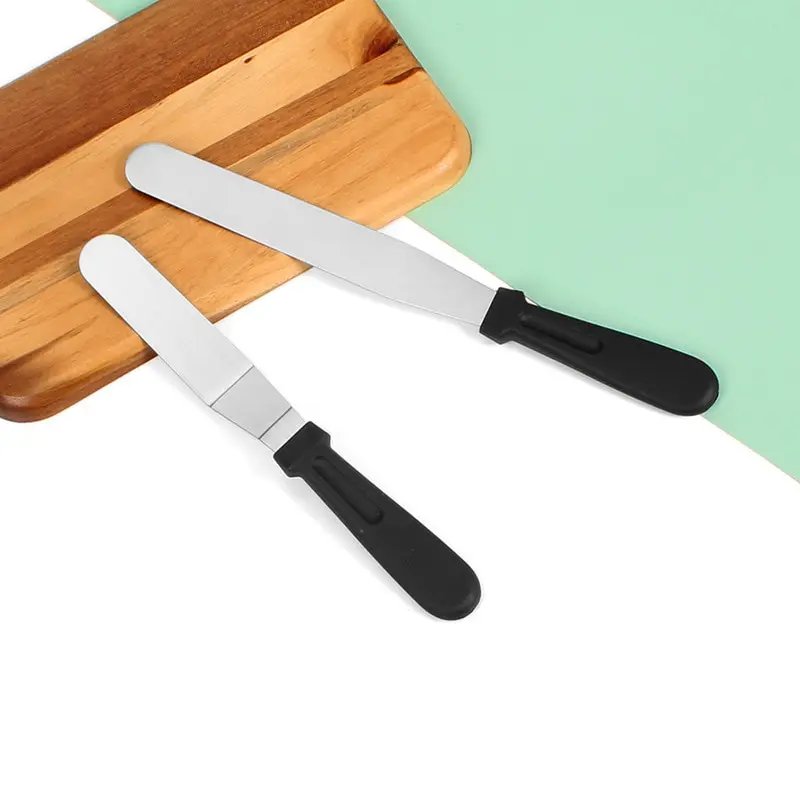 Stainless Steel Butter Cake Cream Knife Spatula for Cake Smoother Icing Frosting Spreader Pastry Kitchen Gadgets Decorating Tool