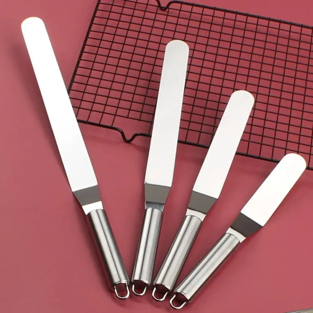 6/8/10/12 Inch Stainless Steel Cream Icing Frosting Spatula for Cake DIY Cake Decorating Tools Utensils Accessories 6/8/10/12 Inch Stainless Steel Cream Icing Frosting Spatula for Cake DIY Cake Decorating Tools Utensils Accessories