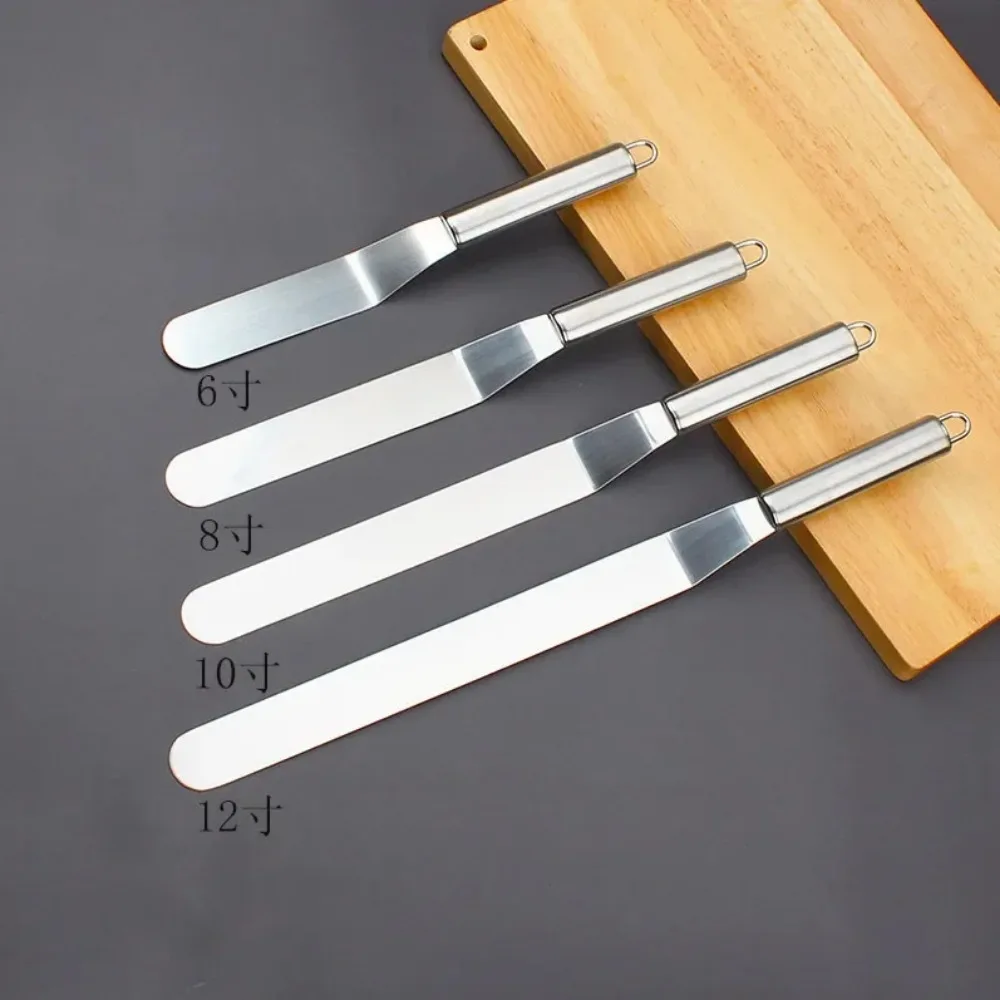 6/8/10/12 Inch Stainless Steel Cream Icing Frosting Spatula for Cake DIY Cake Decorating Tools Utensils Accessories 6/8/10/12 Inch Stainless Steel Cream Icing Frosting Spatula for Cake DIY Cake Decorating Tools Utensils Accessories