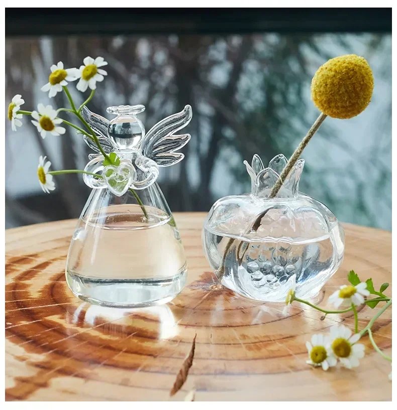 Creative Transparent Angel Hydroponic Vase Home Decor Simple Living Room Study Table Accessories Desk Ornament Glass Flowerpot Creative Transparent Angel Hydroponic Vase Home Decor Simple Living Room Study Table Accessories Desk Ornament Glass Flowerpot