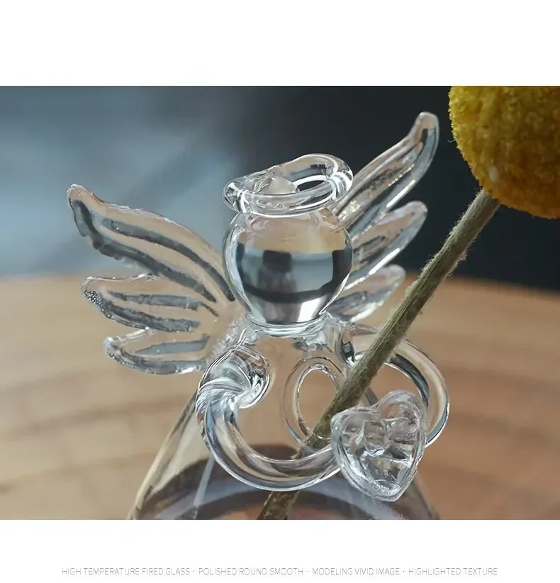 Creative Transparent Angel Hydroponic Vase Home Decor Simple Living Room Study Table Accessories Desk Ornament Glass Flowerpot Creative Transparent Angel Hydroponic Vase Home Decor Simple Living Room Study Table Accessories Desk Ornament Glass Flowerpot