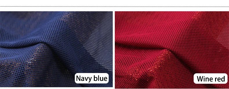 155x45cm 2x2 Low-stretch Mesh Fabric for Sewing Mosquito Net Curtain T-shirt Sportswear Knitted Lining Fabric Cloth Accessories