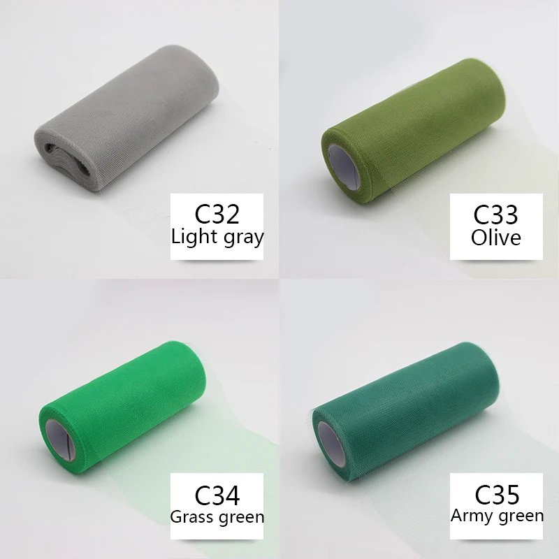 25 yards 15cm Tulle Roll Fabric Spool Tutu Wedding Decoration Baby Shower Organza Laser DIY Crafts Birthday Party Supplies