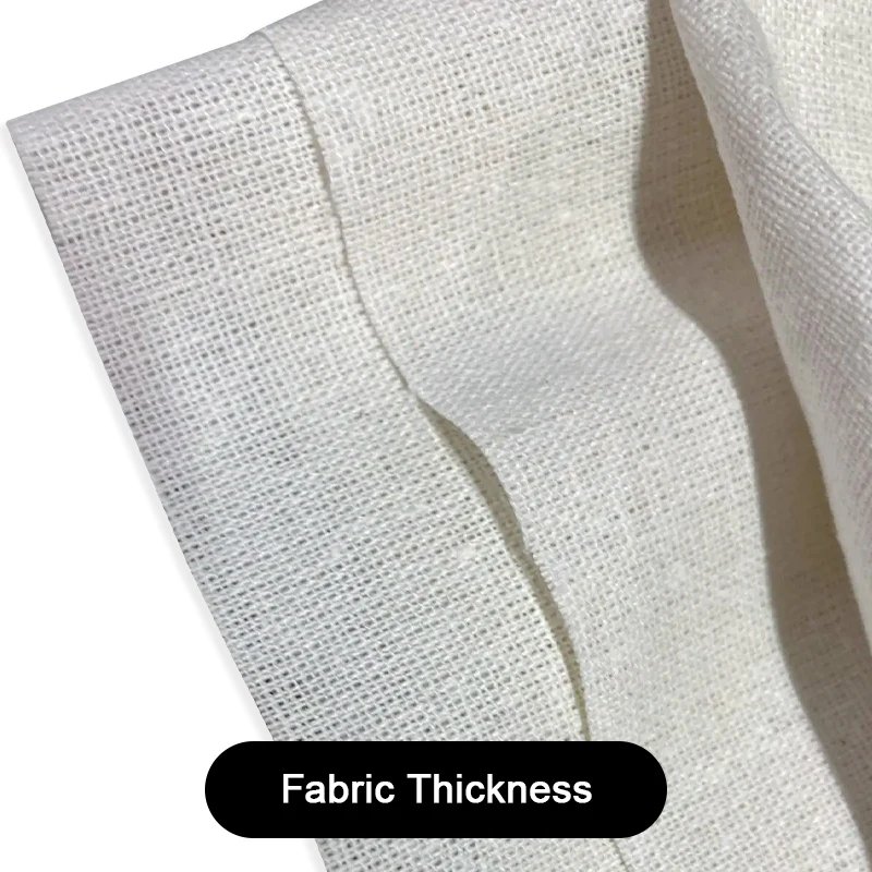 0.5M/1M/2M Cotton Linen Woven Fabric for Table Sofa Curtains Decoration DIY Sewing Material Embroidery Practice Fabric