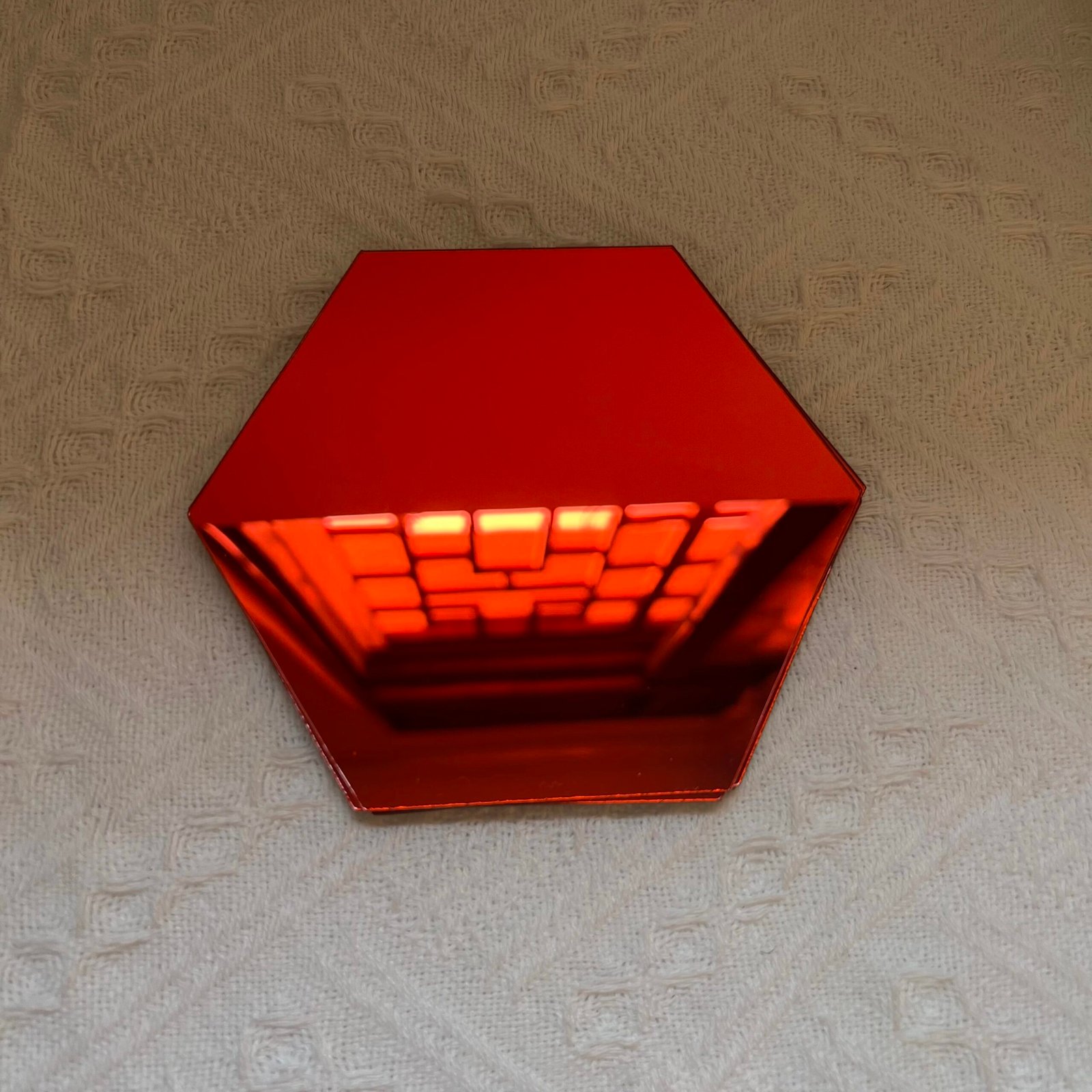 6/12pcs 3D Mirror Wall Sticker Hexagon Decal Home Decor DIY Self-adhesive Mirror Decor Stickers Art Wall Decoration 126mm Large