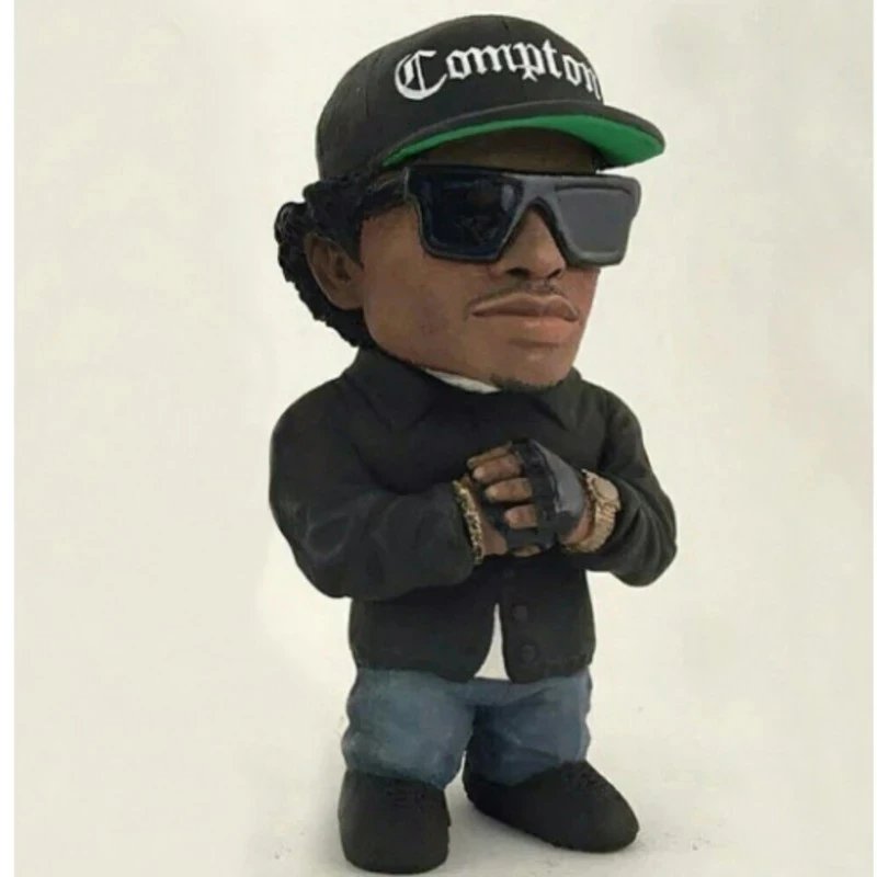 1 Pcs Hip Hop Legend Commemorative Resin Ornaments Memorial Resin Statue Crafts Characters Sculpture Home Garden Decoration