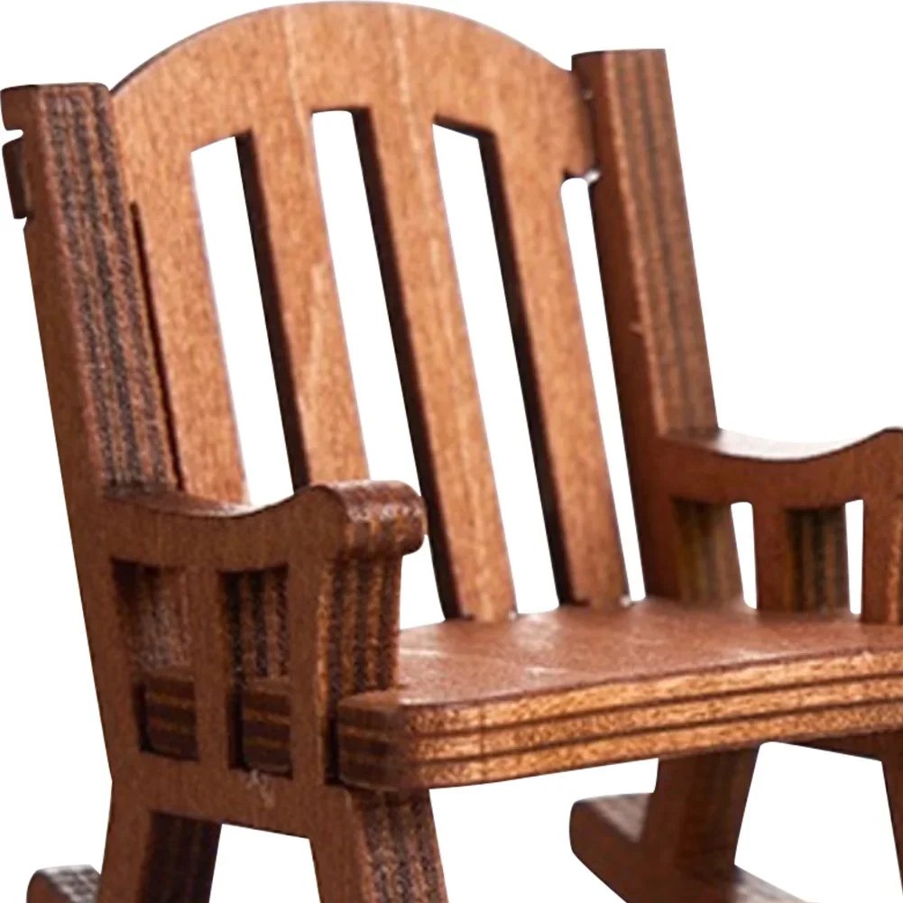 Cute Healing Small Decoration Cute Mini Frog Resin Figurine Rocking Chair Design with Book Coffee Home Bedroom Office Decoration