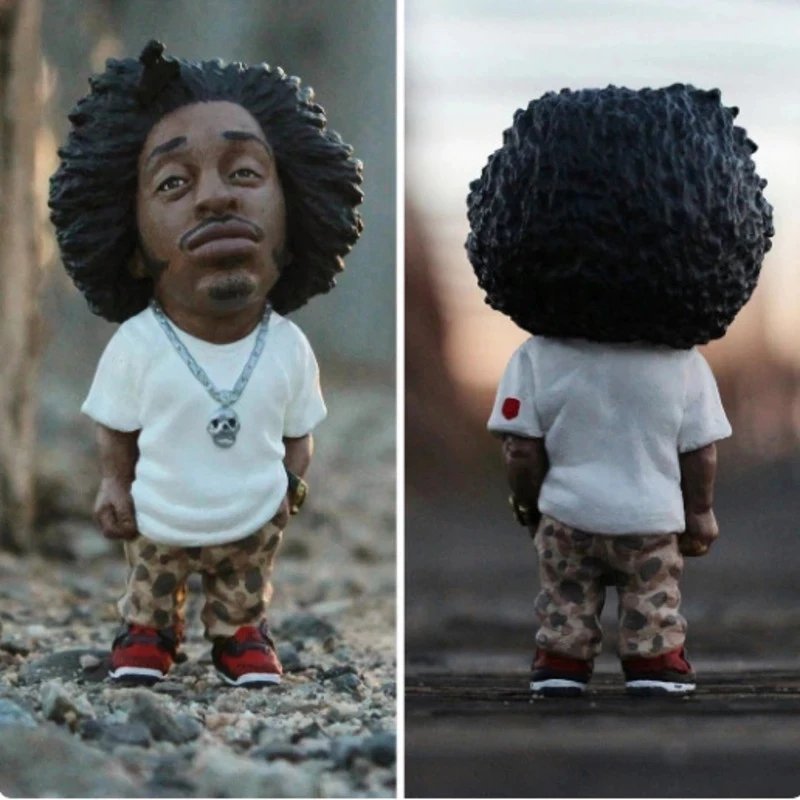 New Hip Hop Legend Commemorative Resin Ornaments Memorial Resin Statue Crafts Characters Sculpture Home Garden Decoration